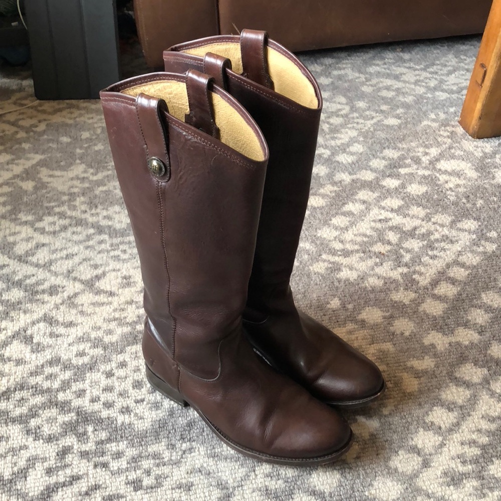 Frye Melissa button boots size 9